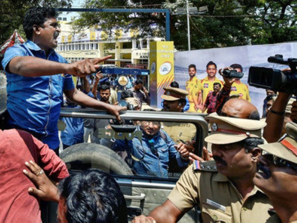 ipl 2018 leader threat before match sanke to disrupt match Cauvery protests ipl 2018 leader threat before match sanke to disrupt match Cauvery protests