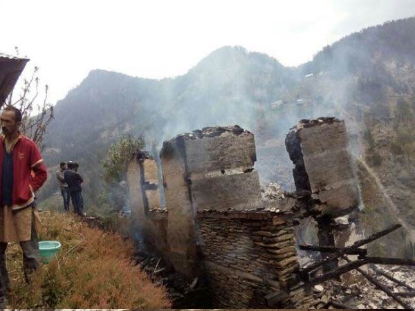 22 दिसंबर को भी जल गए थे 9 मकान