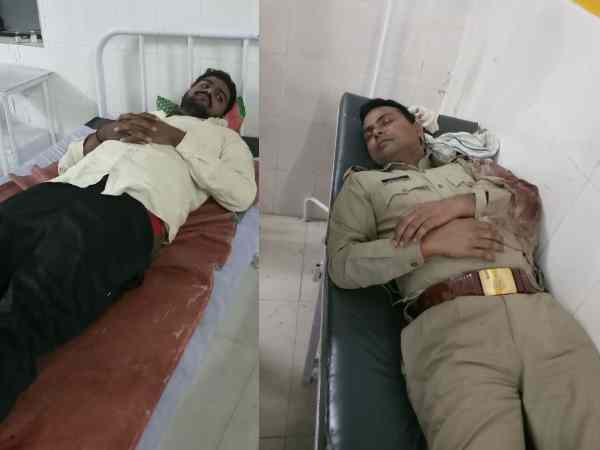 police and criminal encounter in balrampur police and criminal encounter in balrampur