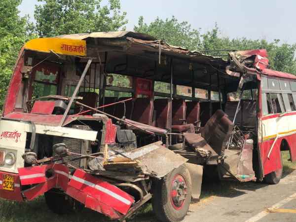 bareilly city roadways bus accident bareilly city roadways bus accident