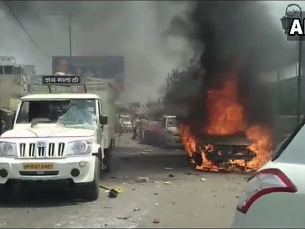 bharat bandh sc st protection act turn violent curfew firing bharat bandh sc st protection act turn violent curfew firing