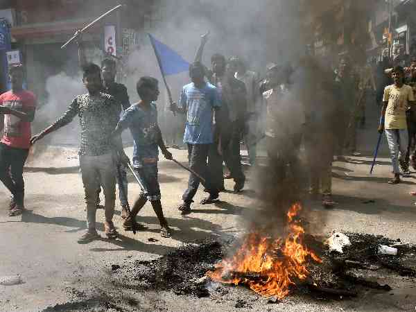 bharat bandh sc st protection act turn violent curfew firing bharat bandh sc st protection act turn violent curfew firing