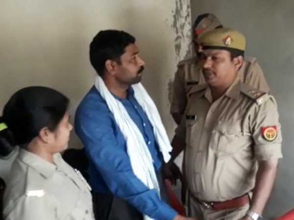 A man tried to self immolate himself in Lucknow A man tried to self immolate himself in Lucknow