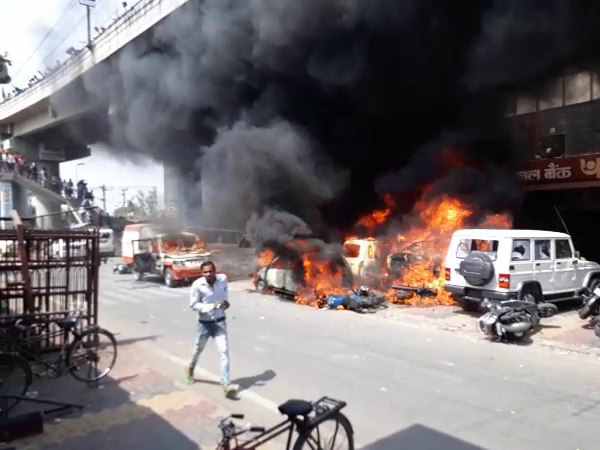 One died in Muzaffarnagar during Bharat bandh One died in Muzaffarnagar during Bharat bandh