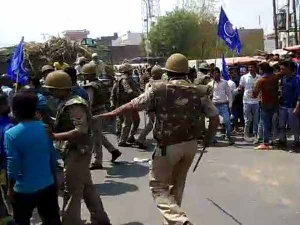 One died in Muzaffarnagar during Bharat bandh One died in Muzaffarnagar during Bharat bandh