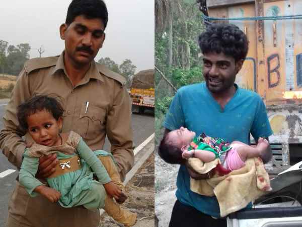 lakhimpur road accident two child scape untouched in this brutal clash lakhimpur road accident two child scape untouched in this brutal clash
