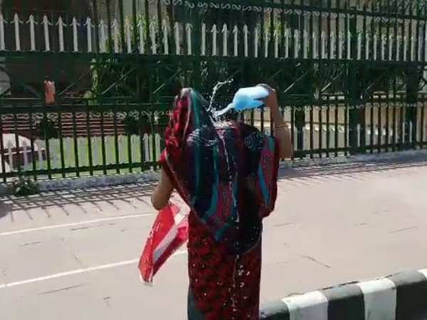 former vice principal self immolation bid in Lucknow former vice principal self immolation bid in Lucknow