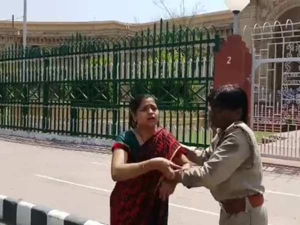 former vice principal self immolation bid in Lucknow former vice principal self immolation bid in Lucknow