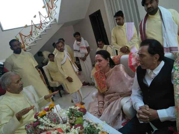 Hema Maline built her banglow in Vrindavan Hema Maline built her banglow in Vrindavan