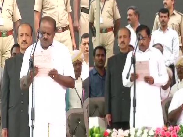 कर्नाटक में नई सरकार: एचडी कुमारस्वामी ने ली सीएम पद की शपथ कर्नाटक में नई सरकार: एचडी कुमारस्वामी ने ली सीएम पद की शपथ