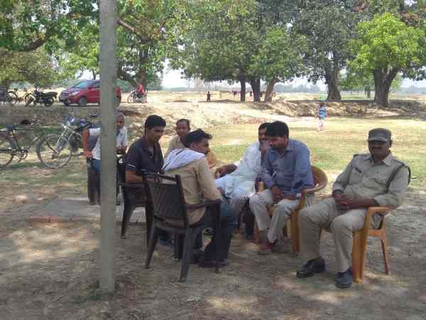 Ambedkar statue broken by miscreants in Allahabad Ambedkar statue broken by miscreants in Allahabad