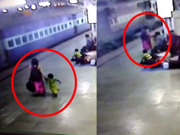 pune railway station 5 years old girl kidnapped CCTV comes outside pune railway station 5 years old girl kidnapped CCTV comes outside
