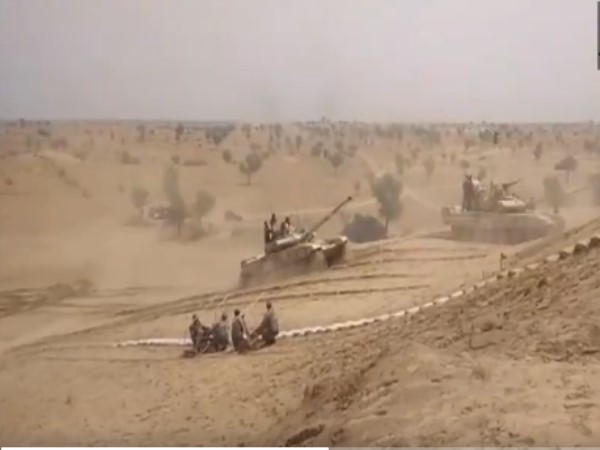 Rajasthan Suratgarh Indian Armys Exercise Vijay Prahar underway Rajasthan Suratgarh Indian Armys Exercise Vijay Prahar underway