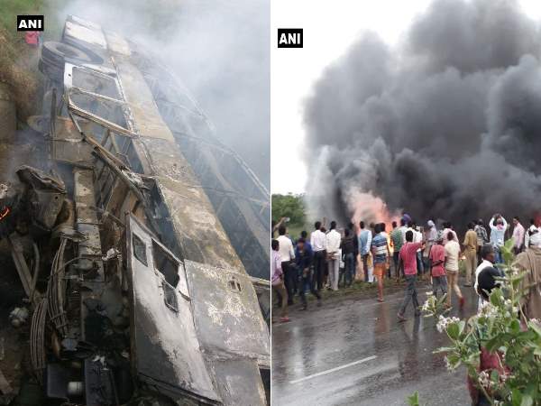 मुजफ्फरपुर से दिल्ली जा रही बस में लगी आग, 12 जिंदा जले मुजफ्फरपुर से दिल्ली जा रही बस में लगी आग, 12 जिंदा जले