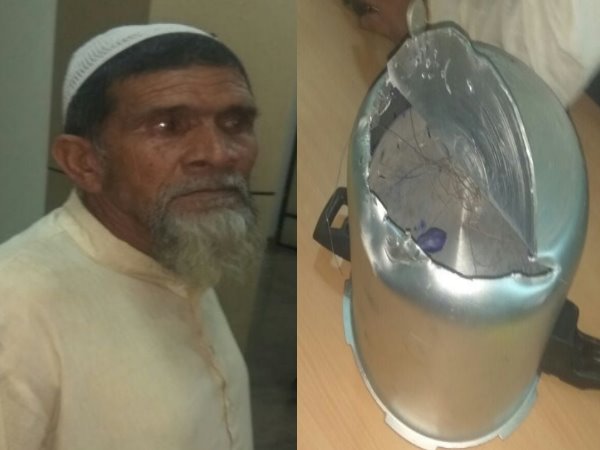 shamli security forces caught a old man during smuggling of pistol shamli security forces caught a old man during smuggling of pistol