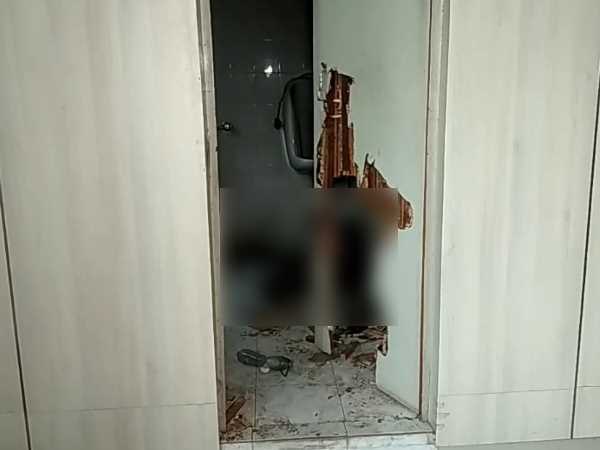 45 year old sanjay kumar committed suicide in his office toilet 45 year old sanjay kumar committed suicide in his office toilet