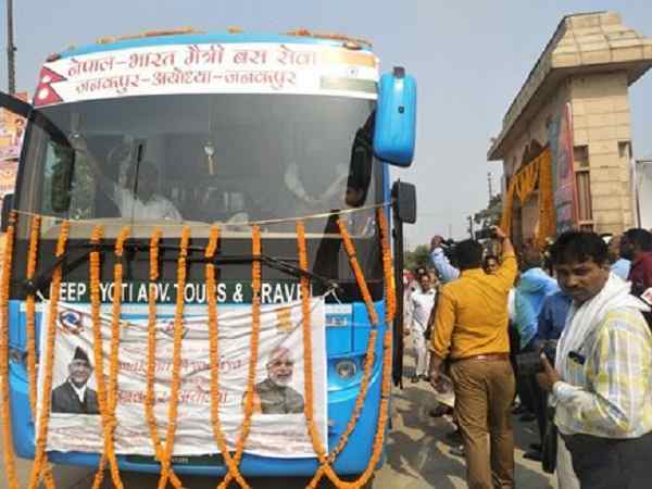 politics over janakpur ayodhya friendly bus service, akhilesh yadav attacks bjp politics over janakpur ayodhya friendly bus service, akhilesh yadav attacks bjp