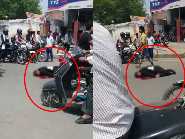 allahabad after murder of lawyer rajendra srivastava no one helps him people shoot him death video only allahabad after murder of lawyer rajendra srivastava no one helps him people shoot him death video only