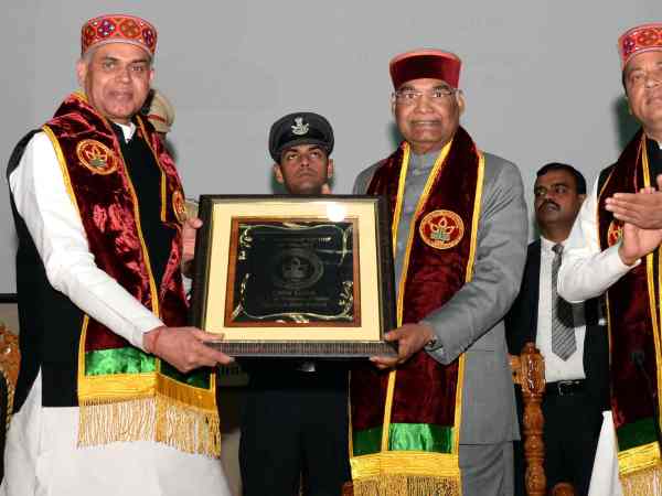 President Kovind did not accept degree of science in Shimla President Kovind did not accept degree of science in Shimla