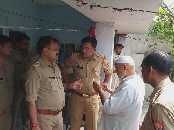 घटना पर पहुंची पुलिस