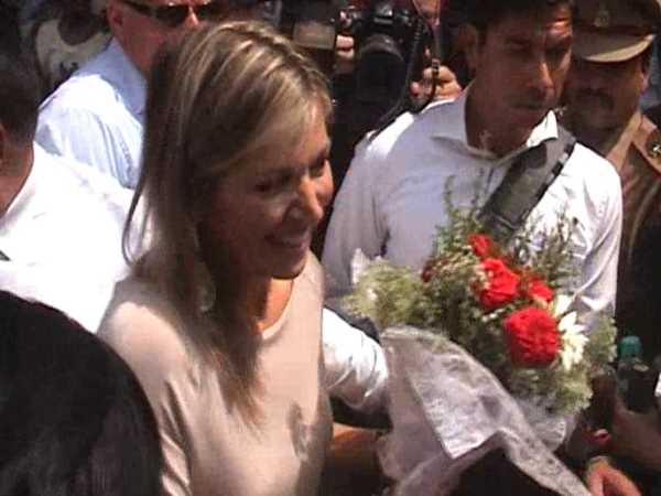 Queen of the Netherlands visit Lisadi village of Meerut Queen of the Netherlands visit Lisadi village of Meerut