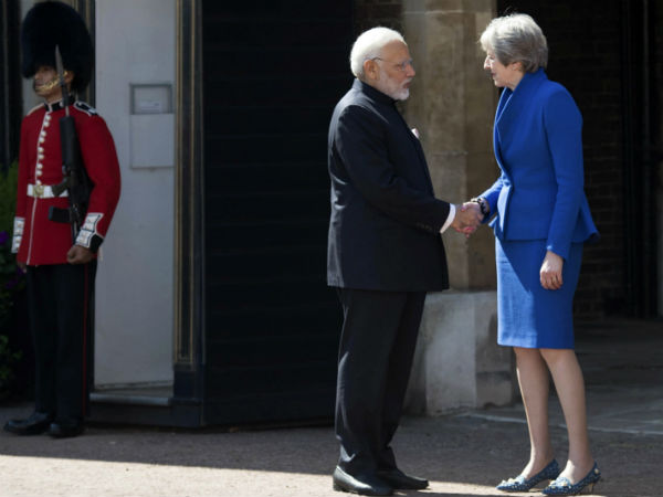 मे और मोदी ने की माल्या पर चर्चा