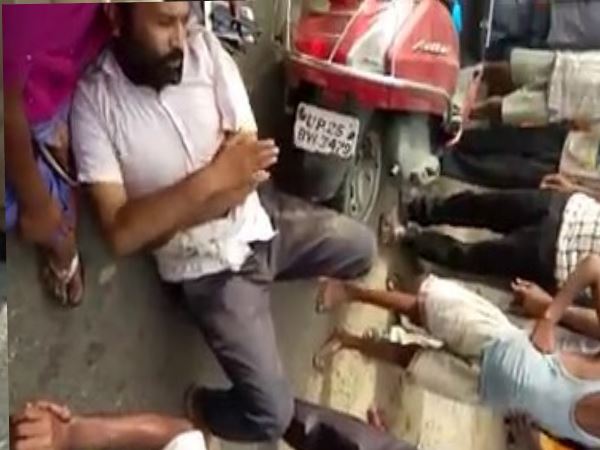 पुलिसवाले वीडियो बनाकर पूछते रहे सवाल