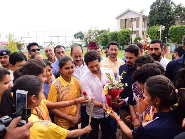 Sachin Tendulkar laid foundation of Cricket Museum in Himachal Sachin Tendulkar laid foundation of Cricket Museum in Himachal
