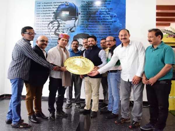 Sachin Tendulkar laid foundation of Cricket Museum in Himachal Sachin Tendulkar laid foundation of Cricket Museum in Himachal
