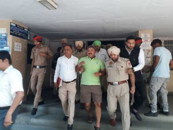 Police arrested SHO Parminder Singh Bajwa Police arrested SHO Parminder Singh Bajwa