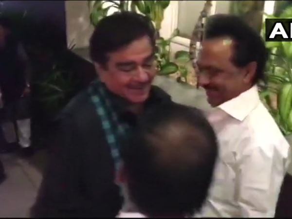 Yashwant Sinha, ,Shatrughan Sinha, DMK, MK Stalin, Chennai, TamilNadu Yashwant Sinha, ,Shatrughan Sinha, DMK, MK Stalin, Chennai, TamilNadu