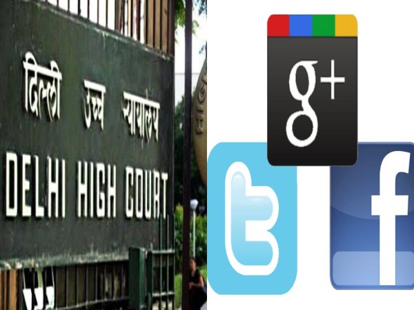 दिल्ली हाईकोर्ट ने भेजा गूगल, फेसबुक, ट्विटर और अन्य सोशल मीडिया साइटों को नोटिस