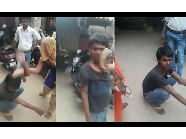 womens in Mathura beats up a boy for harassing them womens in Mathura beats up a boy for harassing them