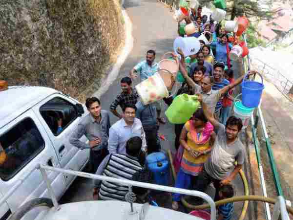 Shimla facing water crisis Shimla facing water crisis