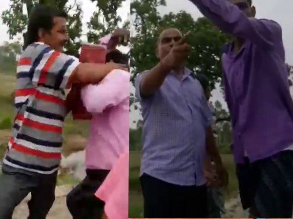 Revenue Team beaten by sturdy people of village in Amethi Revenue Team beaten by sturdy people of village in Amethi