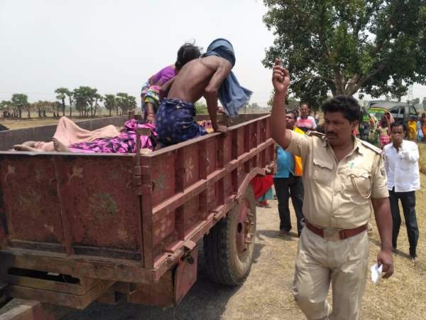 Triple murder case in Gaya,dead bodies found in tractor Triple murder case in Gaya,dead bodies found in tractor