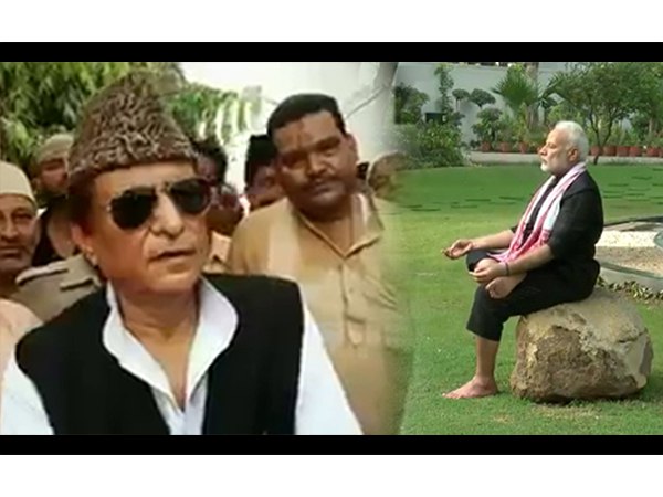 पीएम मोदी के फिटनेस चैलेंज पर आजम खान का तंज