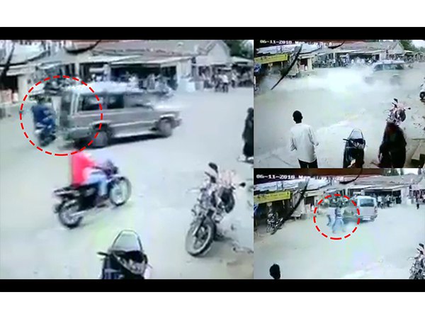 तेज रफ्तार गाड़ी ने पीछे आ रही बाइक को रौंदा, देखिए VIDEO तेज रफ्तार गाड़ी ने पीछे आ रही बाइक को रौंदा, देखिए VIDEO