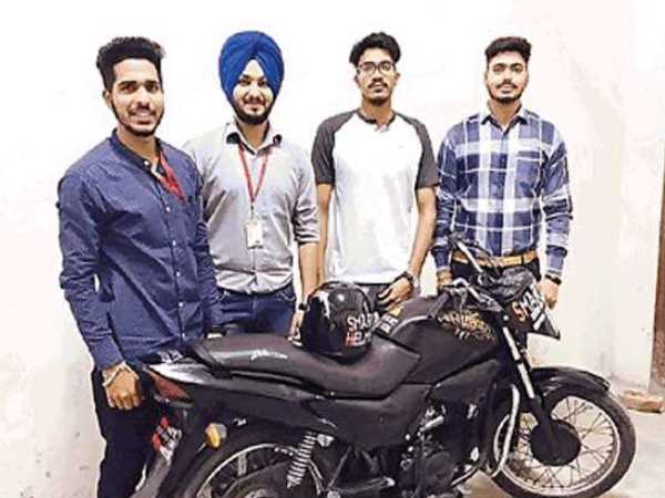 Without wearing a helmet now, your bike will not start Without wearing a helmet now, your bike will not start
