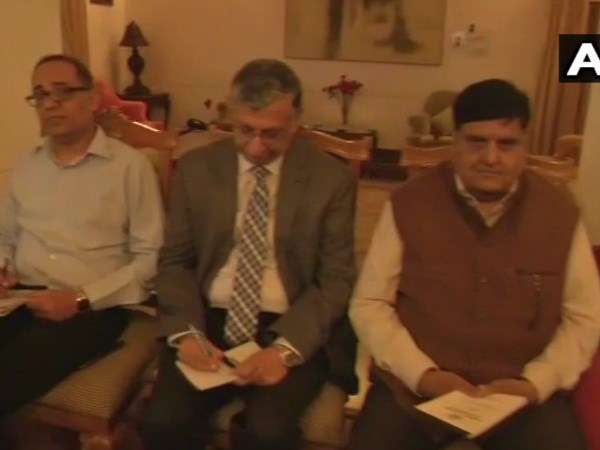 All party meeting at Jammu Kashmir Governor NN Vohra residence Srinagar All party meeting at Jammu Kashmir Governor NN Vohra residence Srinagar