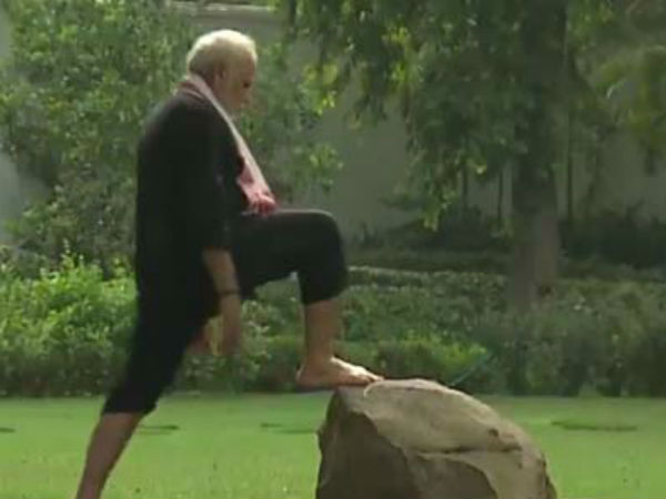 पीएम मोदी ने फिटनेस चैलेंज कुमारस्वामी को दिया