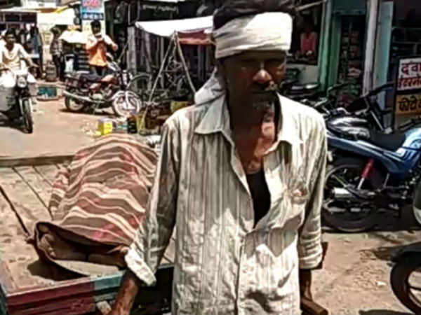 मानवता शर्मसार, शव को ठेले पर ले जाने को मजबूर हुए परिजन मानवता शर्मसार, शव को ठेले पर ले जाने को मजबूर हुए परिजन