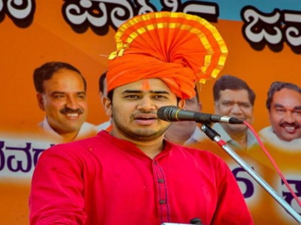 bjym leader surya controversial statement congress is muslim party bjp must defend hindus bjym leader surya controversial statement congress is muslim party bjp must defend hindus
