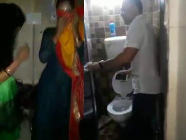 Dancers in secret room of washroom of Bar in Mumbai Dancers in secret room of washroom of Bar in Mumbai
