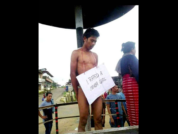 रेप के आरोपी पर भीड़ का फैसला