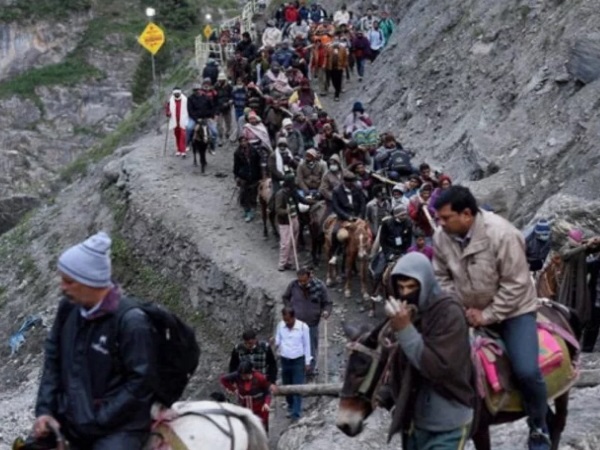 बालटाल बेस कैंप में करीब 18000 श्रद्धालु फंसे