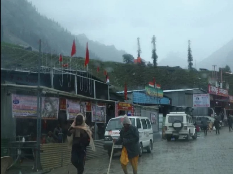 बालटाल ट्रैक कई जगह क्षतिग्रस्त