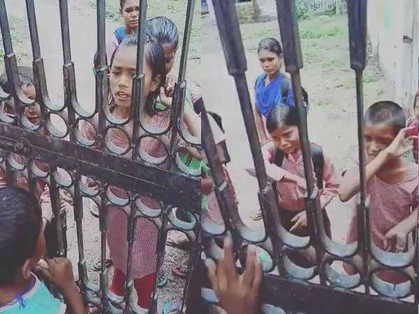 many students locked inside government school in bareilly many students locked inside government school in bareilly