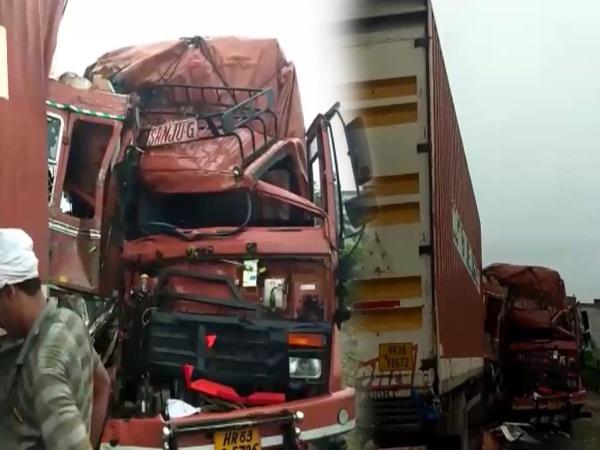 यूपी: ट्रक चालक के लिए भीड़ बनी मसीहा, गाड़ी के शीशा तोड़कर बचाई ड्राइवर की जान, देखें वीडियो यूपी: ट्रक चालक के लिए भीड़ बनी मसीहा, गाड़ी के शीशा तोड़कर बचाई ड्राइवर की जान, देखें वीडियो