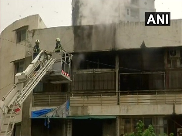 Fire breaks out in a five-storey building in Shaitan Chowki area of Mumbai Fire breaks out in a five-storey building in Shaitan Chowki area of Mumbai